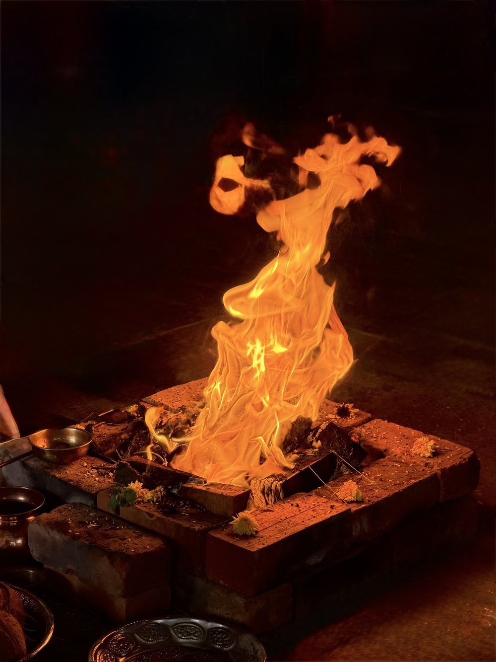 Sacred homa fire ritual for planetary remedies