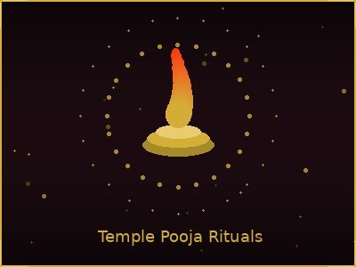 Traditional temple pooja and ritual offerings